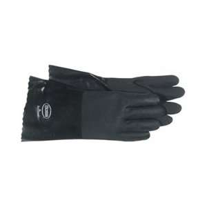  Boss 121 1SP0712 Jersey Lined Black PVC Coated Gloves 