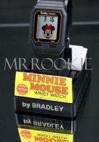 Disney Bradley Minnie Mouse Black RETRO   style Watch  