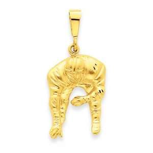 14k Football Player Charm [Jewelry] 