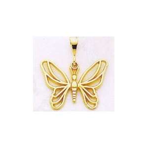  14K Gold Butterfly Charm [Jewelry]