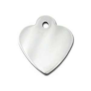  Quick Tag Small Chrome Heart Personalized Engraved Pet ID 