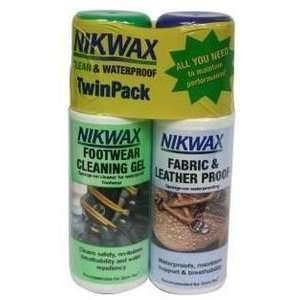  NIKWAX Footwear Clean & Waterproof TwinPack 4.2 + 4.2oz 
