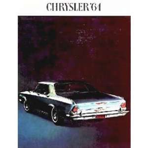  1964 CHRYSLER Sales Folder Literature Piece Automotive