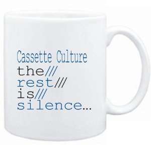 Mug White  Cassette Culture the rest is silence  Music  