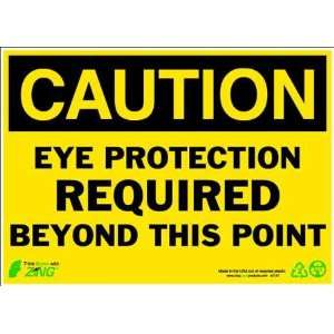   ,Caution Eye Protection,10x14,AL  Industrial & Scientific