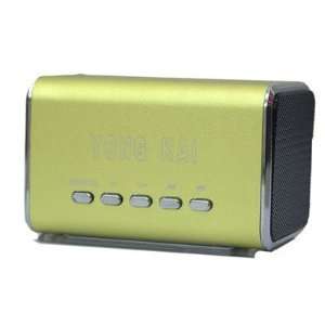  Green USB Micor SD/TF Binaural Amplifer Speaker for  