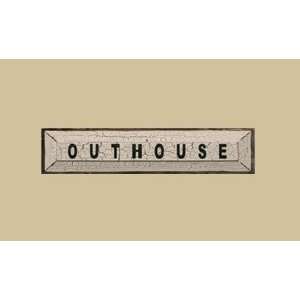  SaltBox Gifts SK519OH 5 x 19 Outhouse Sign Patio, Lawn & Garden