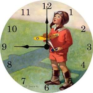  Aviation Little Boy Clock