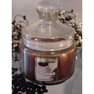  Fresh Brewed Coffee Scented Wax Candle in Apothecary Glass 