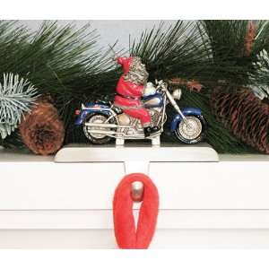  Biker Santa Stocking Holder