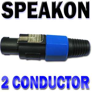 NEW 2 conductor p pole speakon speaker cable connector  