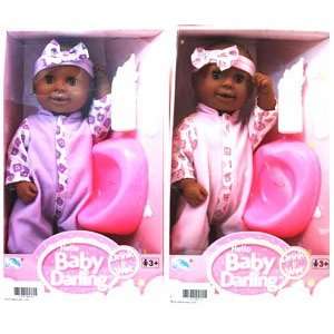   & Wet Baby Dolls with Potty   African American 3PK Toys & Games