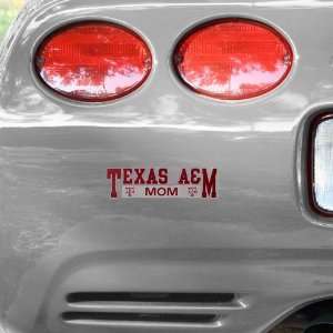  NCAA Texas A&M Aggies Mom Car Decal Automotive