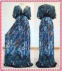 vtg summer blue kimono maxi dress $ 24 96  see suggestions