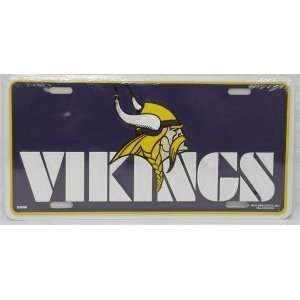  Minnesota Vikings Metal License Plate *SALE* Sports 