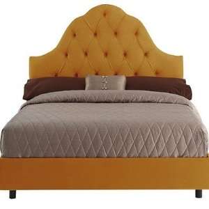    Tufted High Arch Bed in Aztec Size California King