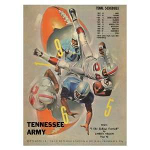  Army vs. Tennessee, 1965 Sports Giclee Poster Print, 32x44 