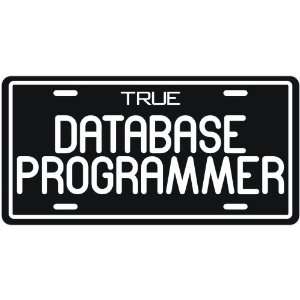  New  True Database Programmer  License Plate Occupations 