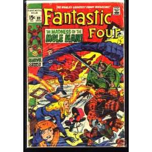    Fantastic Four (Marvel Comic #89) August 1969 Mole Man Books