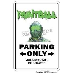  PAINTBALL~Sign~ paint ball sport paintballs gun gift 