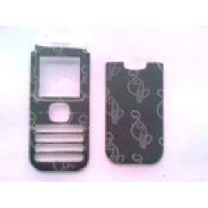    Black Phat Cat Faceplate for Nokia 6030 Cell Phone 