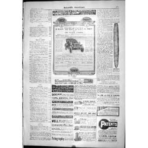 Scientific American 1904 Winton Car Advertisement Cadillac 