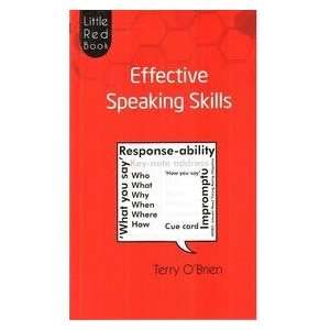  Effective Speaking Skills (9788129118523) Terry OBrien 