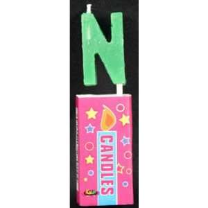  Letter N Candle Assorted Colors Toys & Games