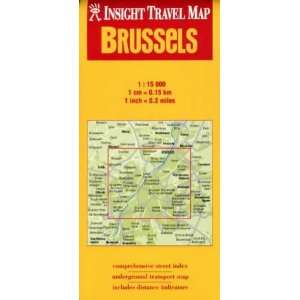  Brussels Insight Travel Map (9789812347657) Books