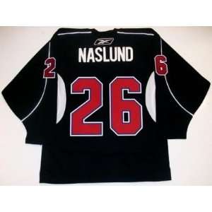  Mats Naslund Montreal Canadiens Black Rbk Jersey   X Large 