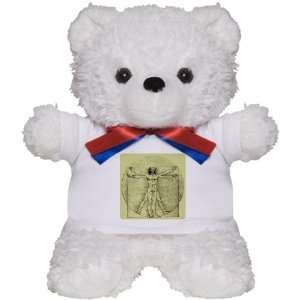  Teddy Bear White Vitruvian Man by Da Vinci Everything 