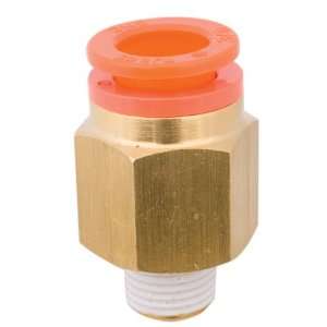 SMC SMC 35 One Touch Air Fitting Male Connector 1/4 Tube O.D., 1/4 NPT 