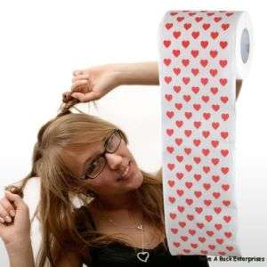 HEART VALENTINE Toilet Paper rolls ~ Bathroom Decor  