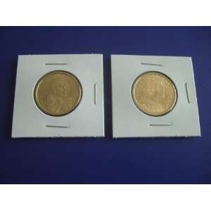   Native American Golden $1 Dollar Uncirculated Coin 