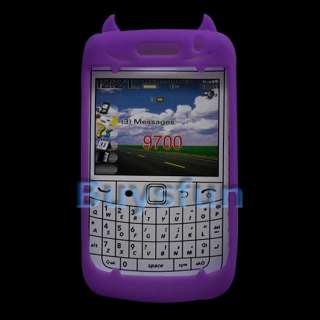 Purple Devil Silicone Cover Case BLACKBERRY BOLD 9700  