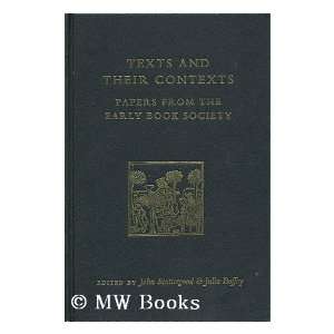   Book Society John & Julia Boffey, Eds Scattergood  Books