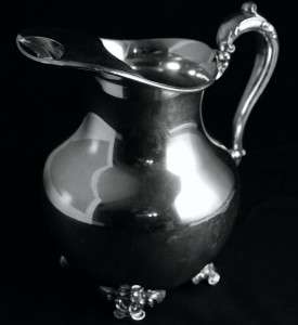 Poole Old English Silverplate 818 Water Pitcher mono T  