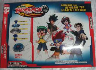 New Super Top Metal Fusion Double String Launcher Beyblade Battle Toy 