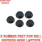LOT OF 5 RUBBER FEET FOR DELL INSPIRON 6000 LAPTOPS