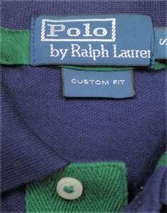   POLO Ralph Lauren Mens Custom Fit Mesh Polo Shirt Big Pony Navy  