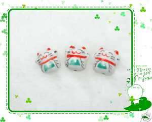 Lucky 10pcs handcrafted porcelain beads ★Cat★  