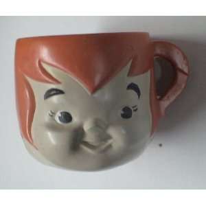  Vintage Flintstones Pebbles Flintstone Plastic Cup 