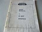 MWM MURPHY DIESELS D327 / D 327 ENGINES * SHOP SERVICE MANUAL / BOOK 
