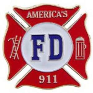  Americas 911 Fire Department Pin 1 Arts, Crafts 