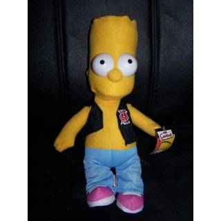 The Simpsons Bart Simpson 16 Plush Toy in Wrestler Costume with Mask 