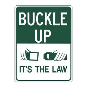  Metal traffic Sign 18x24 Buckle Up
