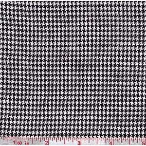  60 Wide Stella Houndstooth Black/White Fabric By The 