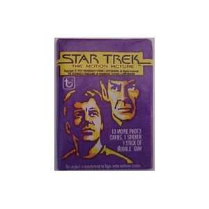  Star Trek The Motion Picture Trading Card Packs (1979 
