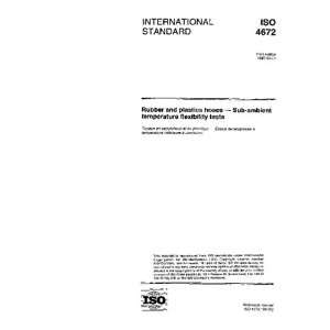   Sub ambient temperature flexibility tests ISO TC 45/SC 1/WG 4 Books