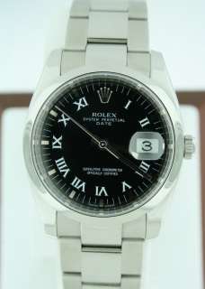 Rolex Date 34mm Stainless Steel M serial Mens Watch.  
